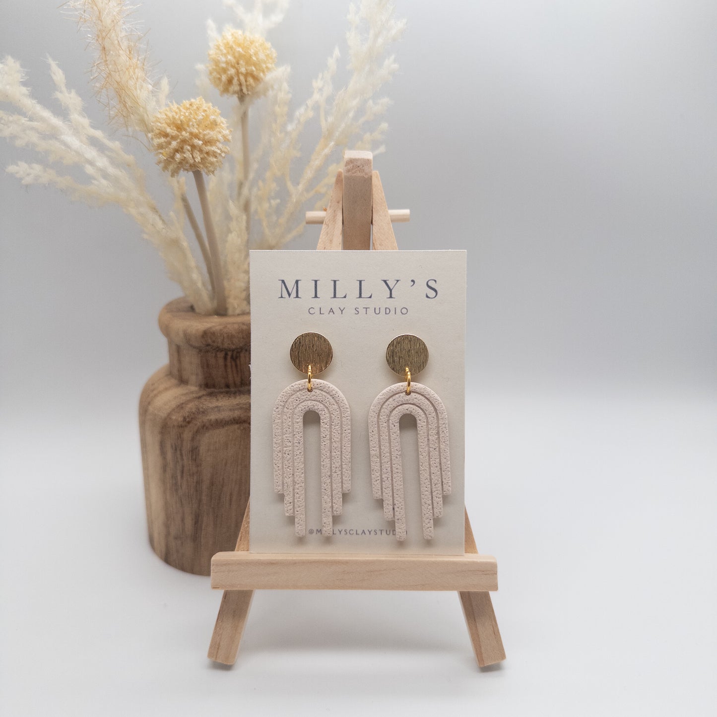 Long Arch Dangle Earrings
