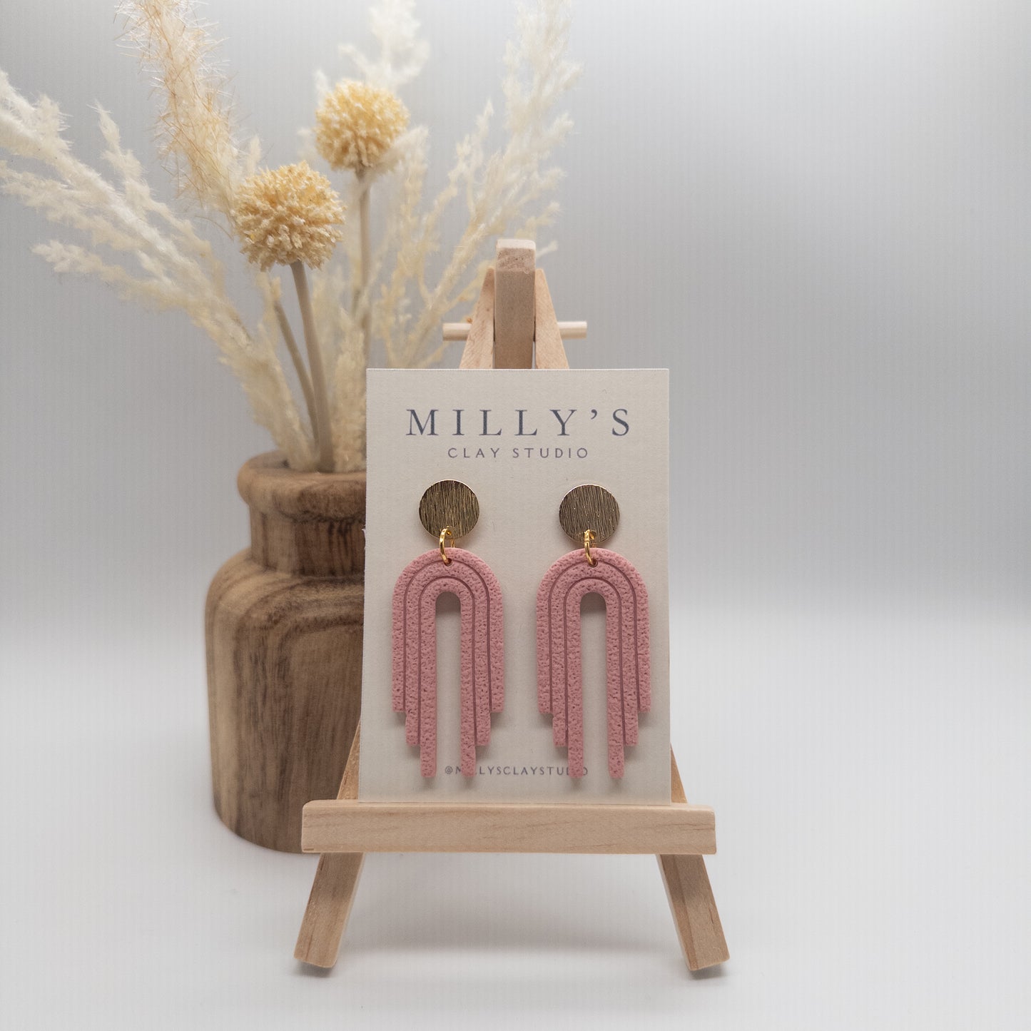 Long Arch Dangle Earrings