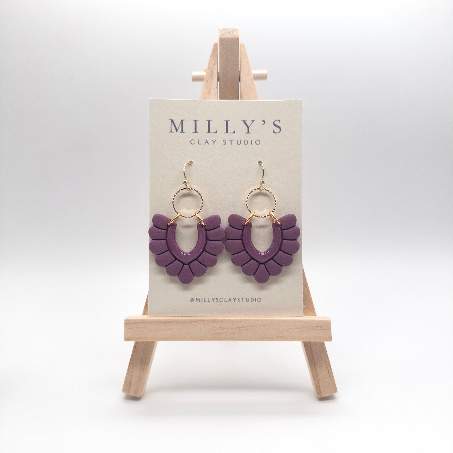 Scallop Dangle Earrings