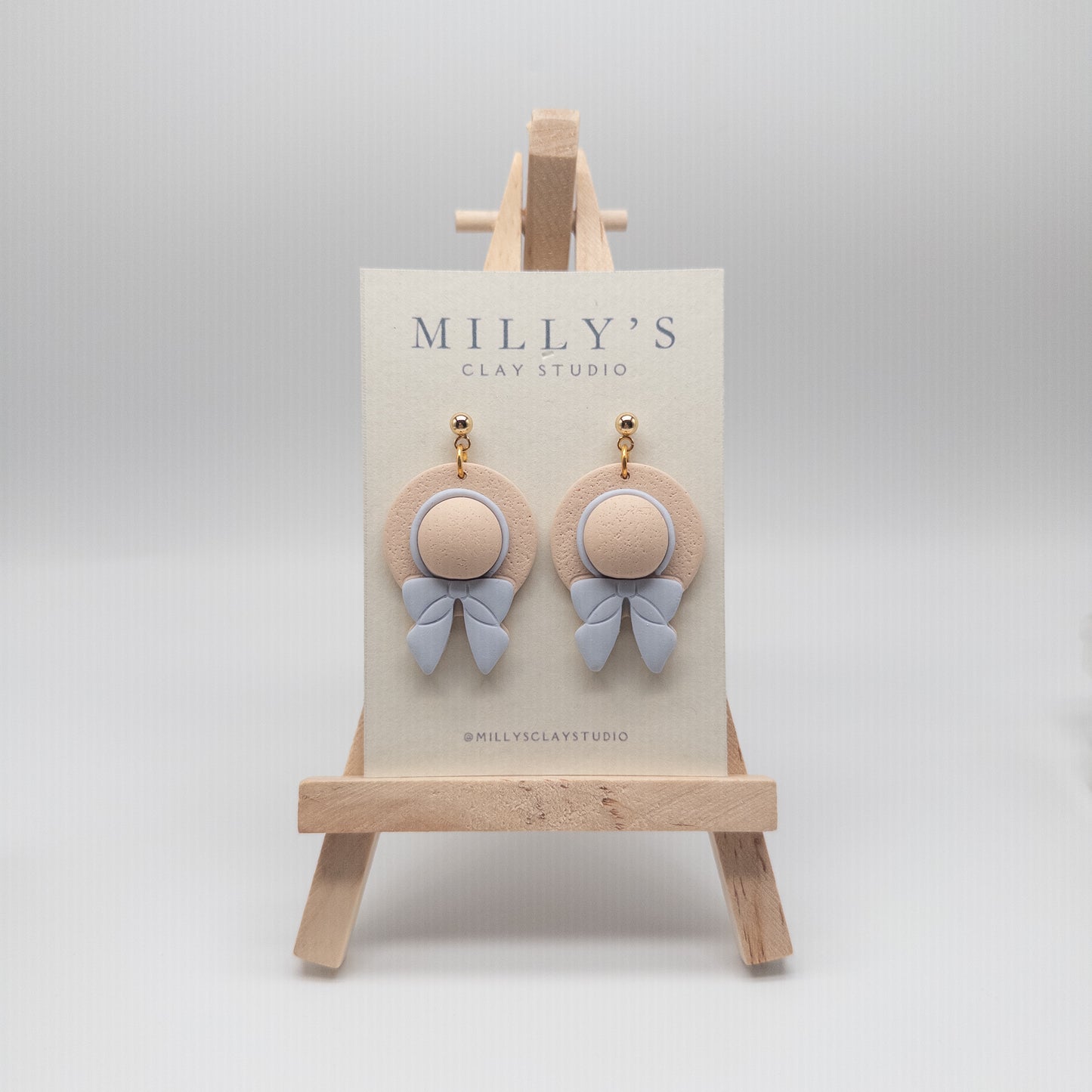 Beach Hat Earrings