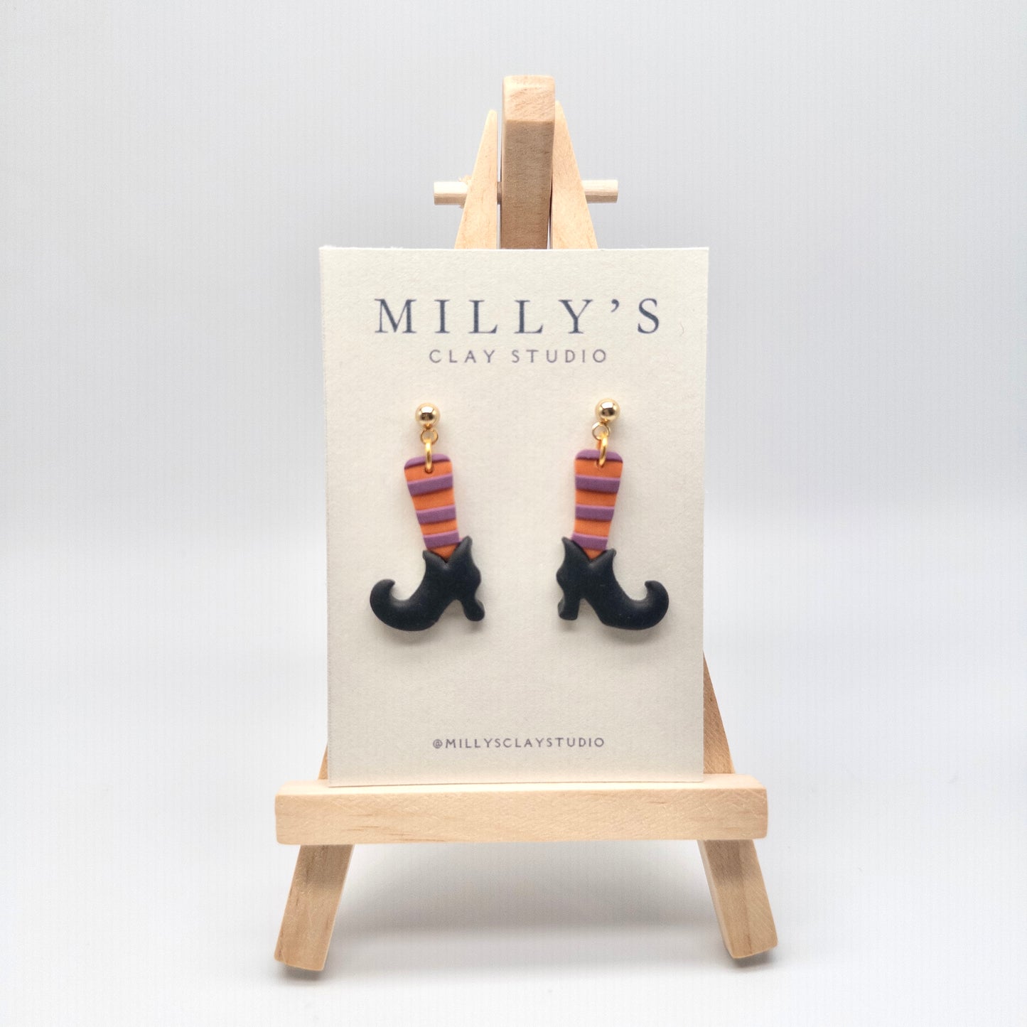 Witch Boot Earrings