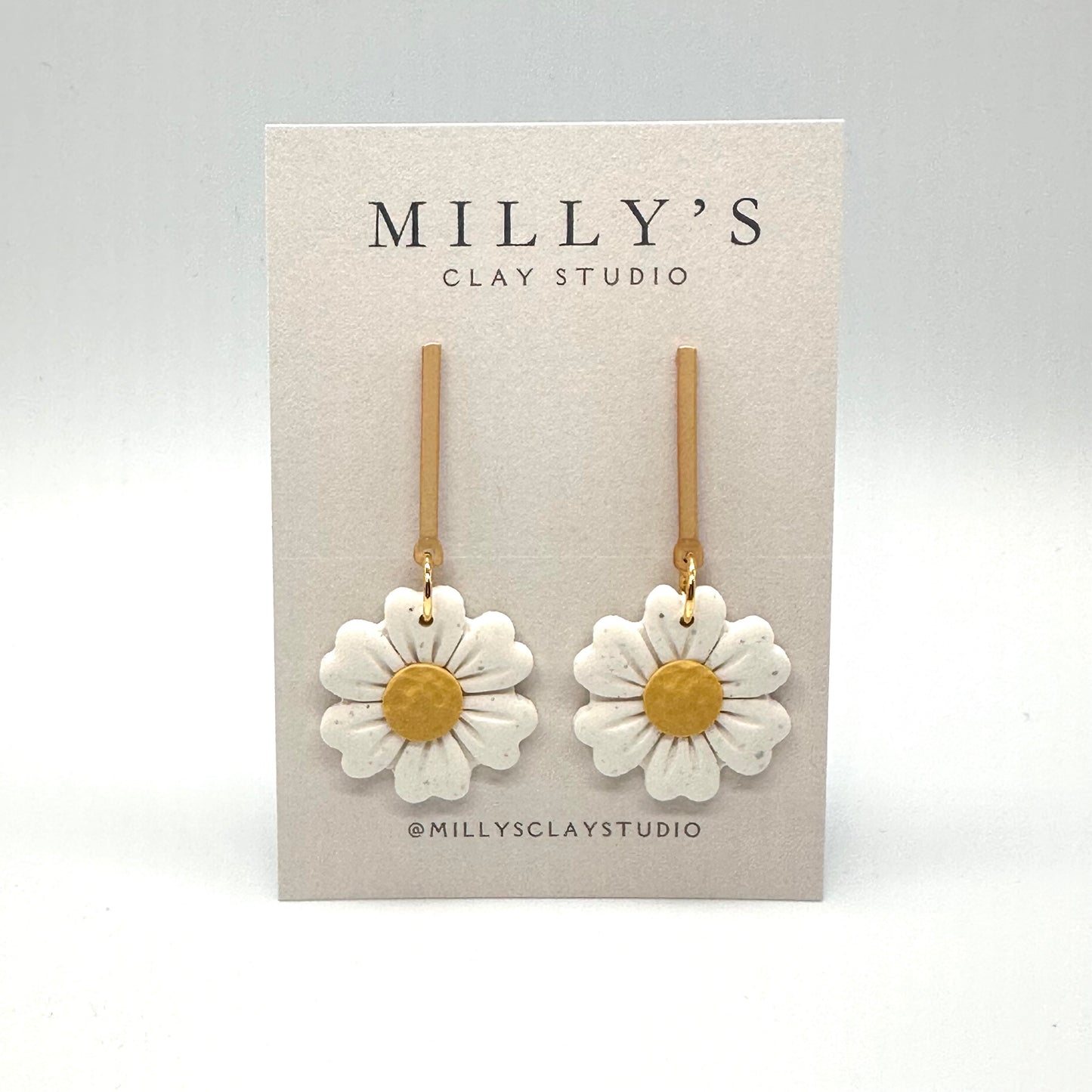 Flower Drop Dangle Earrings