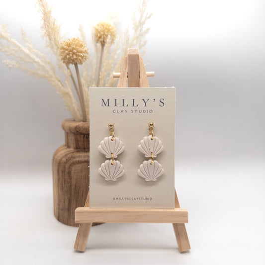 2-Tier Shell Earrings