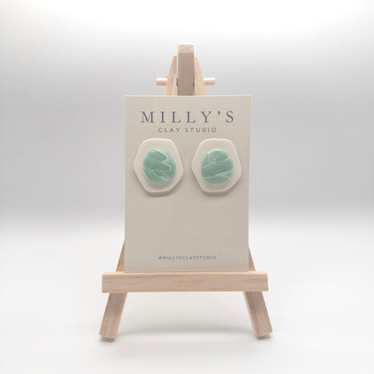 Faux Stone Studs