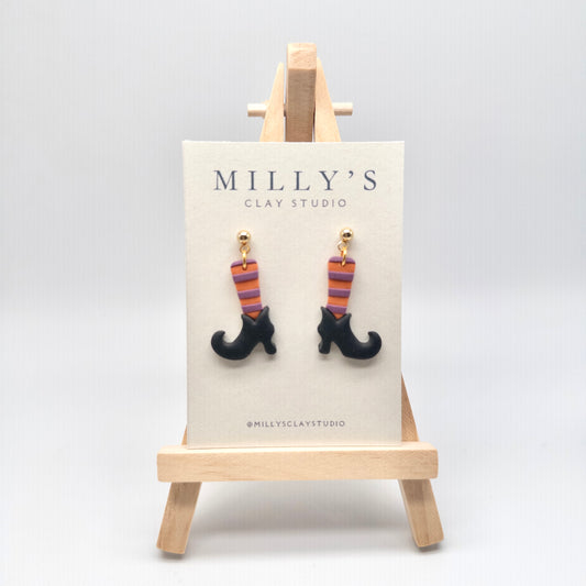 Witch Boot Earrings