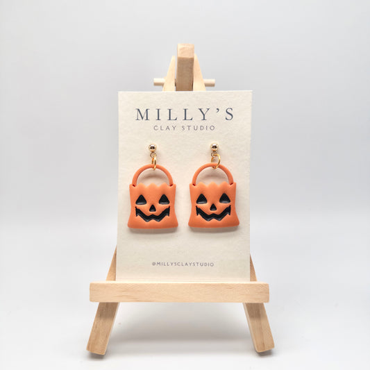 Halloween Treat Bag Earrings