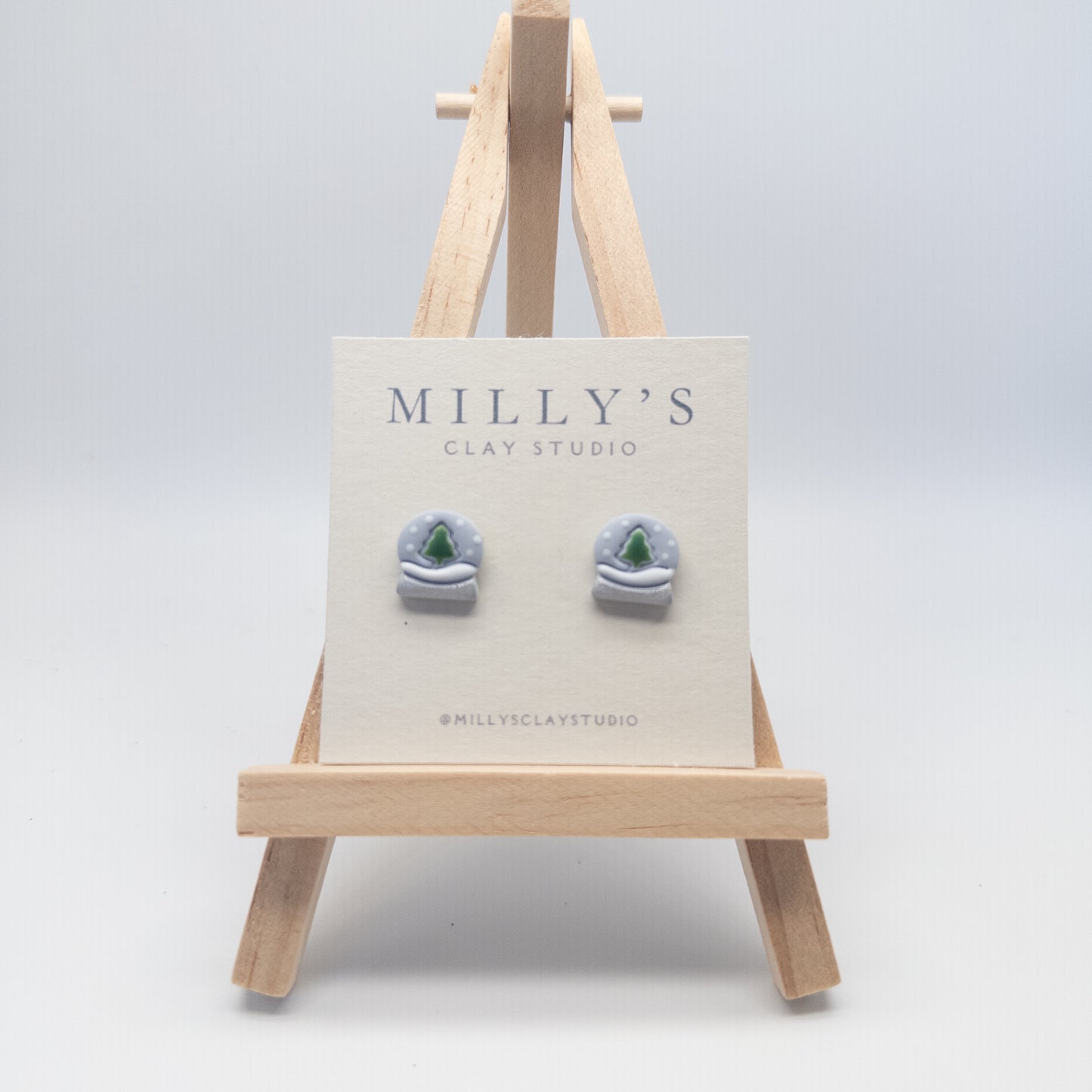 Snow Globe Studs