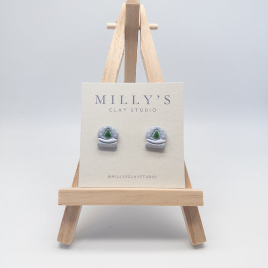 Snow Globe Studs