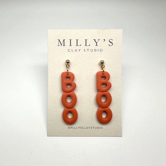 Boo! Dangle Earrings