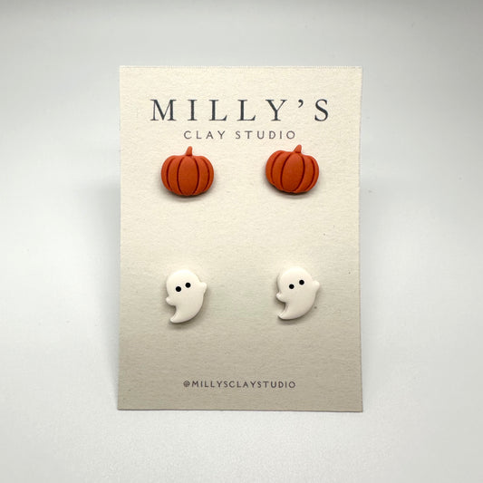 2-Pack Halloween Studs