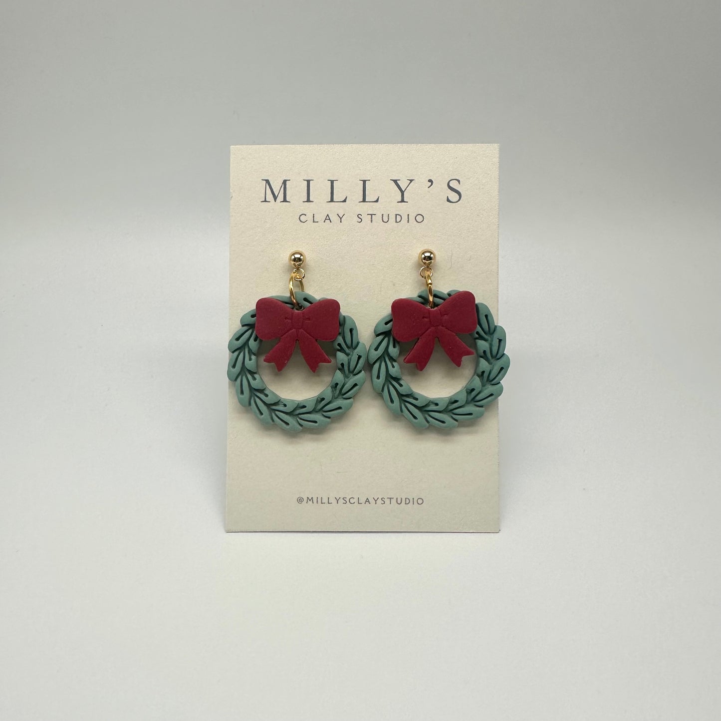 Wreath Dangle Earrings